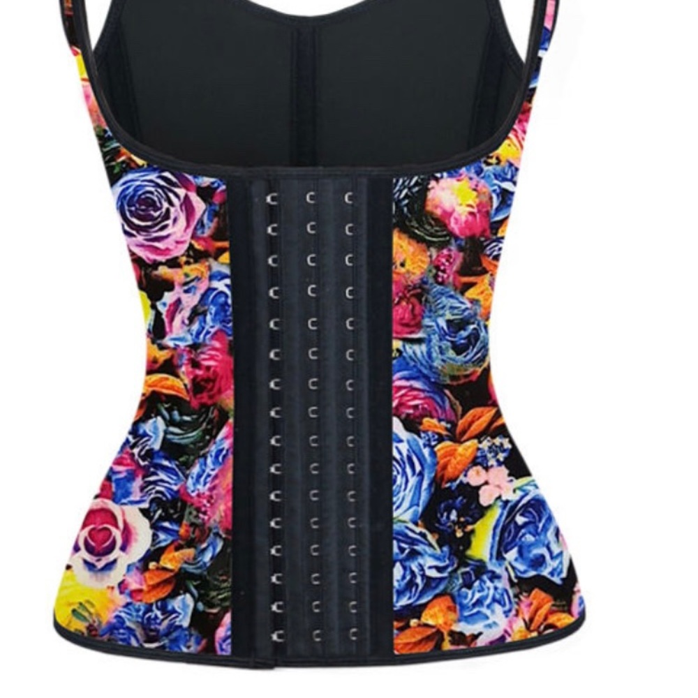 Tank Fit Waist Trainer/Corset/FAJA - Floral Print